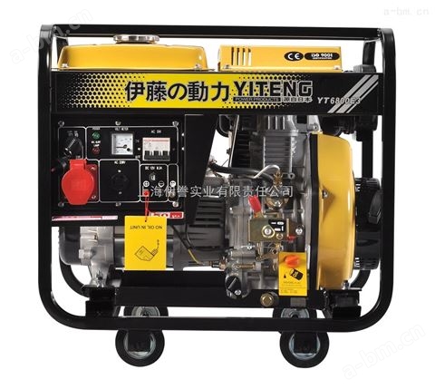 5千瓦三相柴油发电机YT6800E3报价