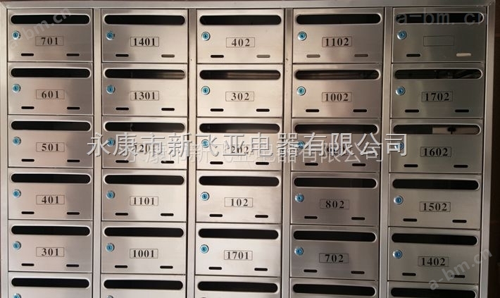 上海城市投资建设动迁安置房不锈钢信报箱
